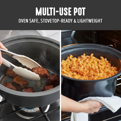3.5QT Ceramic Nonstick Slow Cooker (Black / 3.5 Quarts)