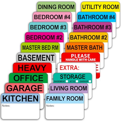 600 Writable Home Moving Stichers (Mov-0305-40-600pcs)