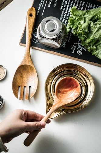 Ceramic Spoon Rest for Stove Top (Gold)