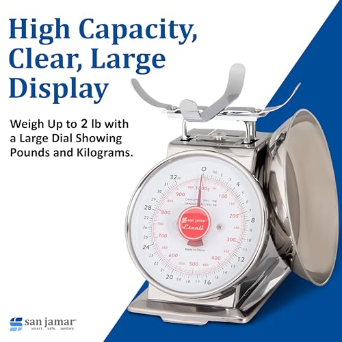 Escali Promzr Mechanical Dial Scale with Bowl for Kitchens and Restaurants