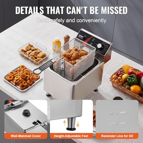 Commercial Deep Fryer (Deep Fryer / Single Fryer)