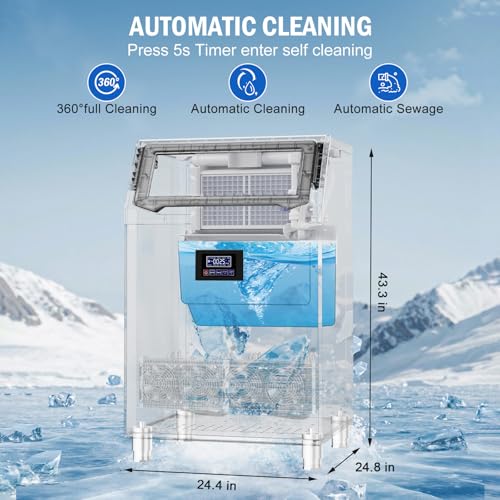320 lbs High Output Commercial Ice Maker Undercounter Built