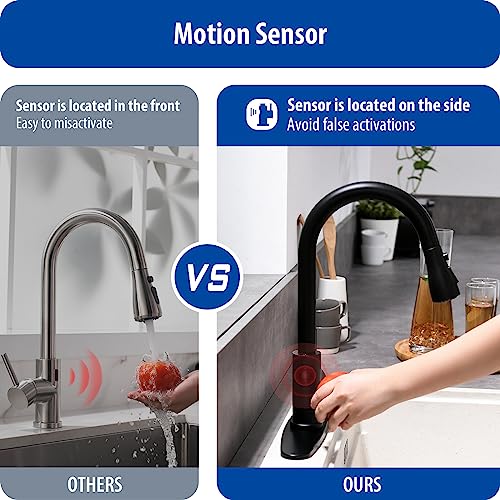 Touchless Kitchen Faucet (Matte Black)