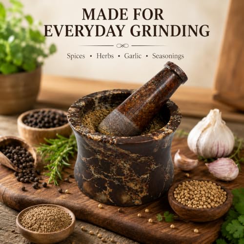 Mortar and Pestle (Dual Side Rustic)