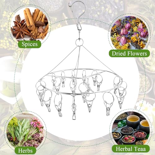 Round Herb Drying Rack for Drying Spices (4 Count)