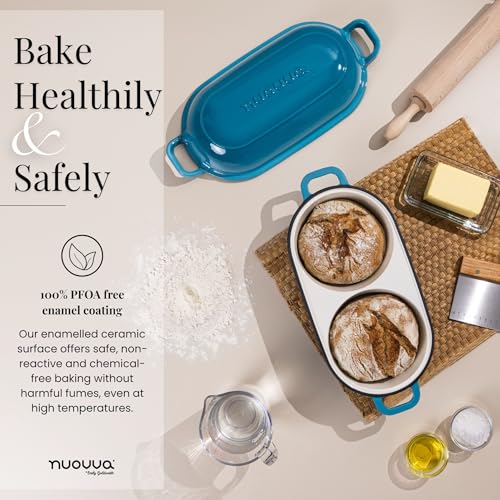Dutch Oven For Sourdough Bread Baking (Light Blue)