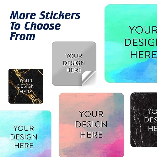 Custom Vinyl Stickers Your Image (100 Count)