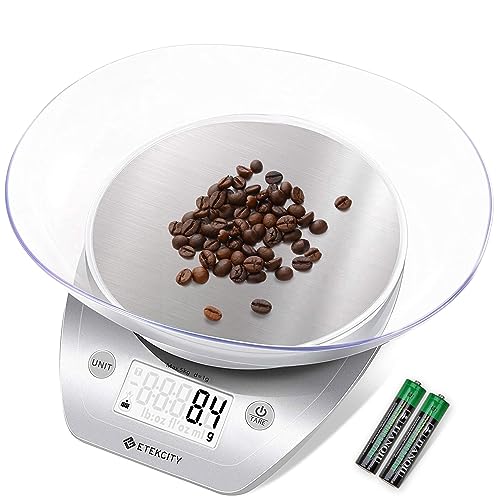 0.1g Food Kitchen Scale (Arctic Sliver / 11lb / 11lb)