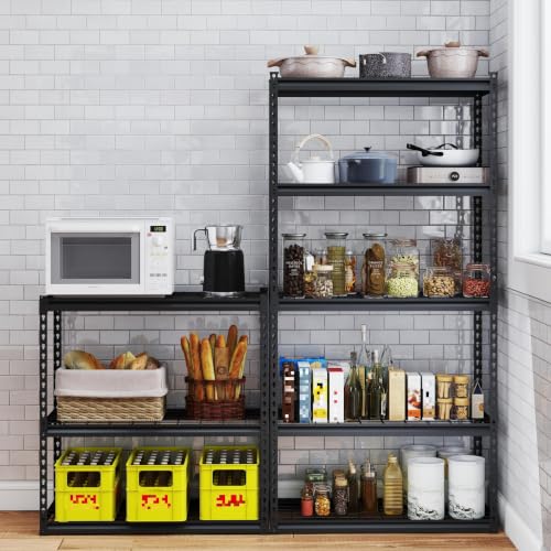5 Tier Heavy Duty Garage Shelving (5T 28" W x 12" D x 60''H)