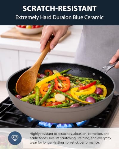12pc Forged Lightweight Cookware Set (Clay (G10))