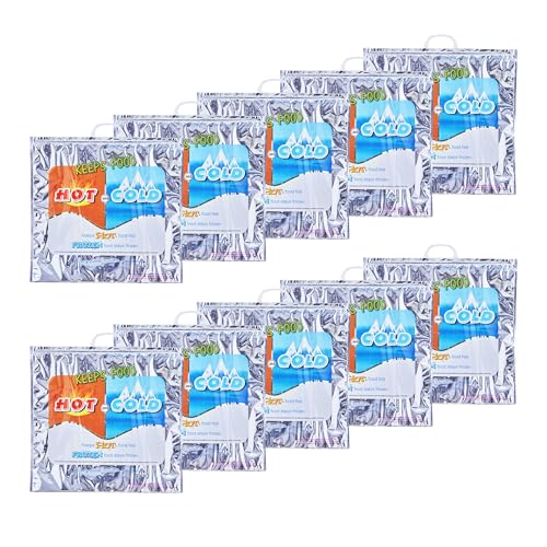 Hot and Cold Insulated Bags for Food Delivery (X Large (Grocery Size))