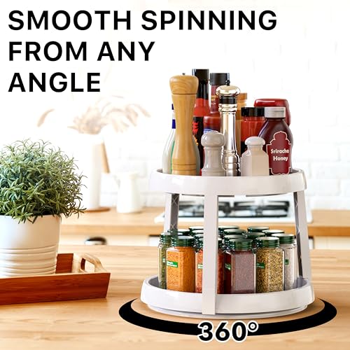 2 Tier Lazy Susan Spice Organizer