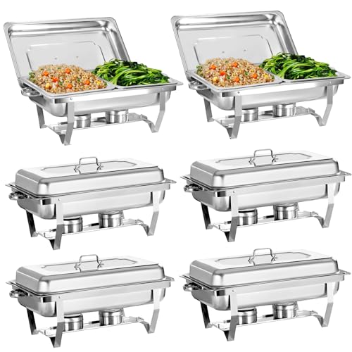Chafing Dish for Buffet (6 Pack - 1/2 Pan)