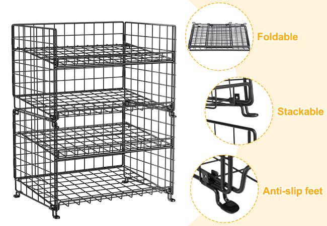 2 Pack Stackable Rack Organizer (2 Count)