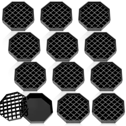12 Pcs Octagon Coffee Drip Trays (12 Count)