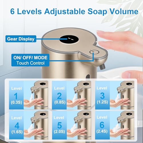 Automatic Foaming Soap Dispenser Touchless (Gold / Foam)