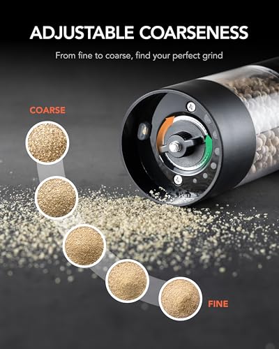 Electric Salt & Pepper Grinder Set (2 Count)