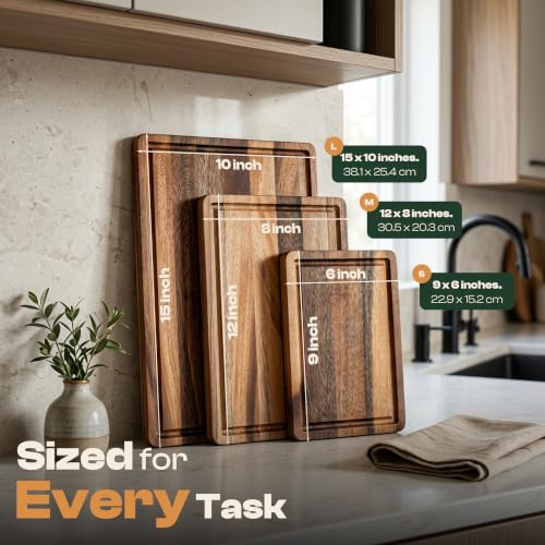 Riviera Walnut Cutting Board Set of 3 (Set of 3)