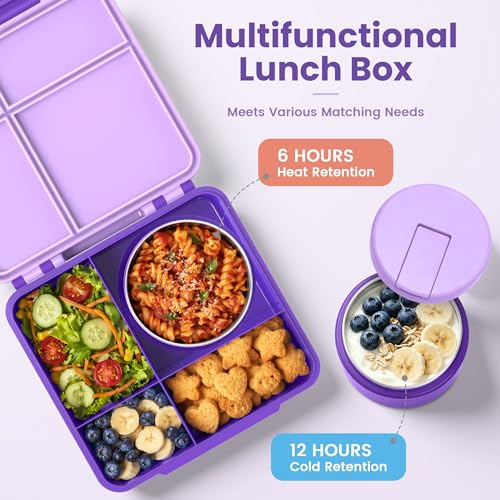 Bento Lunch Box for Kids with 8oz Soup Thermo