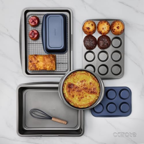 49pcs Pots and Pans Set (Blue / 49 Piece)