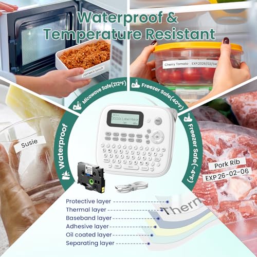 Label Maker Waterproof (White)