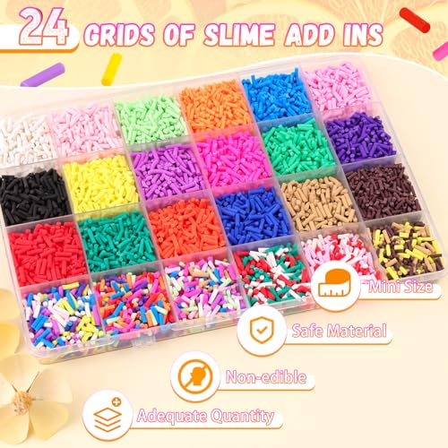 24 Grid Slime Mix Ins Slime Add Ins (24 Colors Series-C)