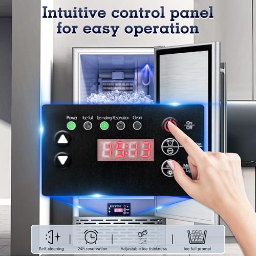 Under Counter Commercial Ice Maker 100LBS (100Lbs/Day / Embedded)