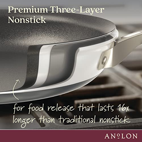 Achieve Hard Anodized Nonstick Sauté Pan with Lid (Saute Pan (3 Quart) / Cream)