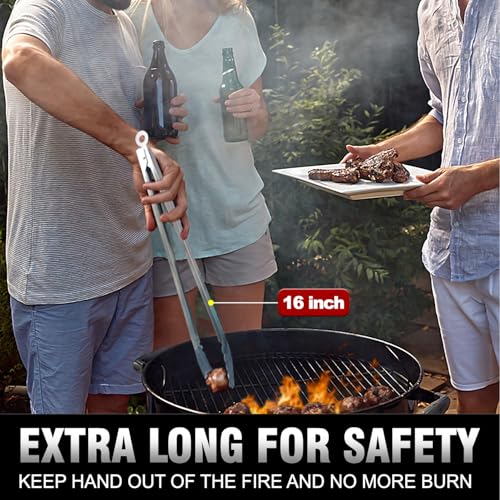 Tong for cooking (12in+16in / All Metal)