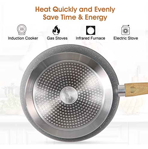 30 Piece Induction Cookware & Bakeware Set (30 PCS Cookware Set / Gray)
