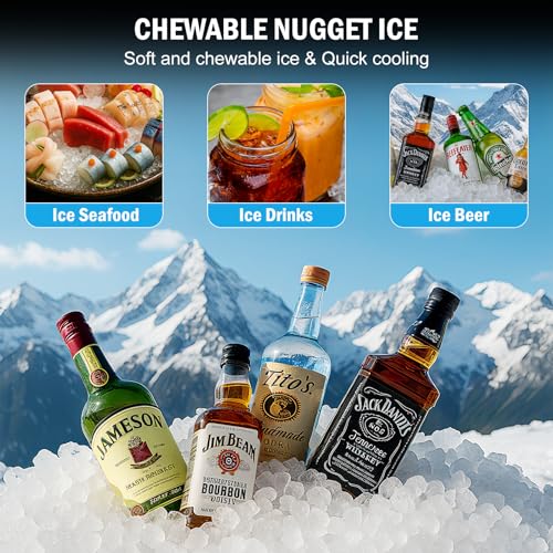 100 lbs Nugget Ice Maker Under Counter Self