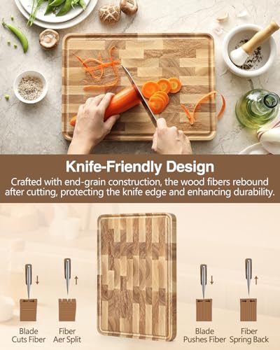 Ash Wood Cutting Board (13.8"L x 9.8"W)