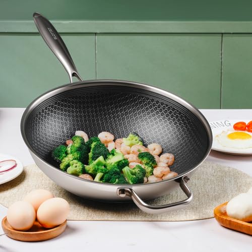 Hybrid 12 Inch Wok with Lid (12 Inch with Lid)