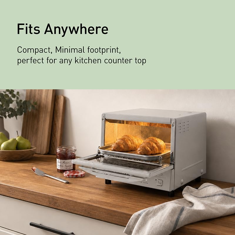 FlashXpress Toaster Oven Countertop (FlashXpress Compact / Matte Silver)