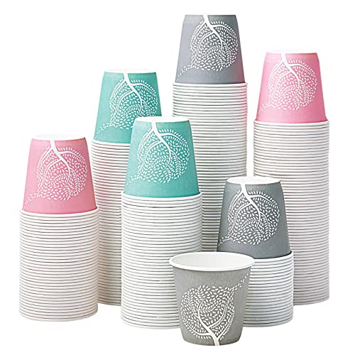 300 Pack 3 oz Paper Cups (300pack Colour mixture)