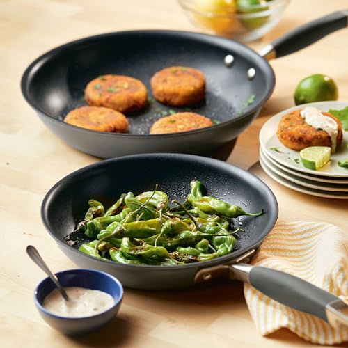 Advanced Home Frying Pan Set (Moonstone / Skillet Set (10.25-Inch & 12.75-Inch))