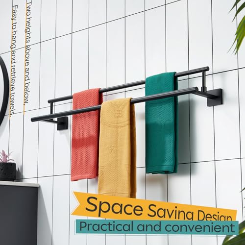 Bathroom Towel Bars 32 (Matte Black / 32-Inch)