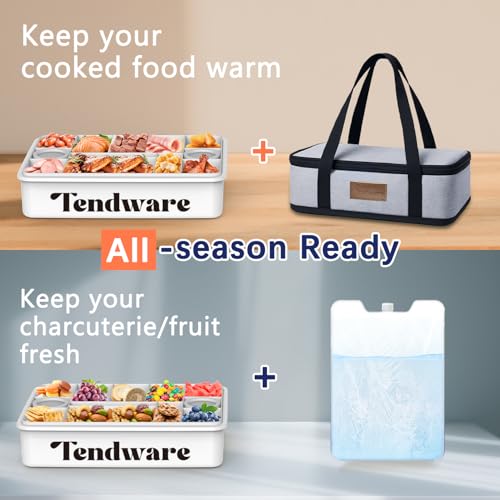 Chilled Portable Snackle Box Container Beach Essentials Insulated Bag Keep Food Warm