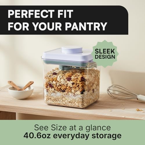 Bop Top Airtight Food Storage Containers with Lid Multi Pack (Set of 4)