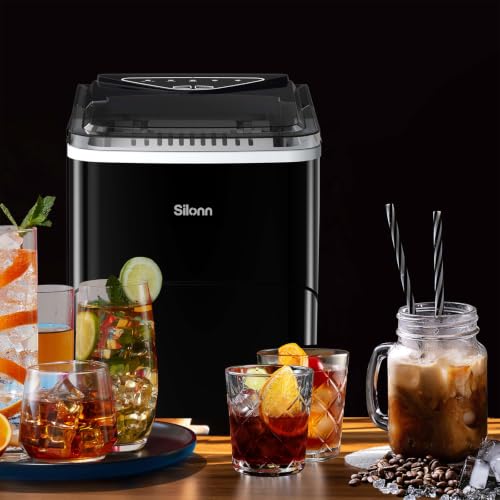 Ice Maker Countertop (Upgrade black / 26.5 lbs)