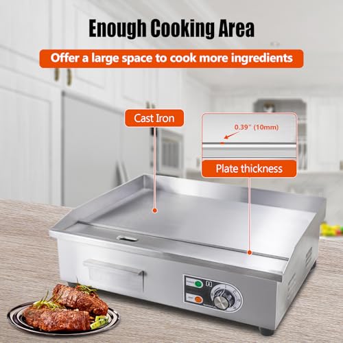 22" Commercial Electric Griddle (22'')
