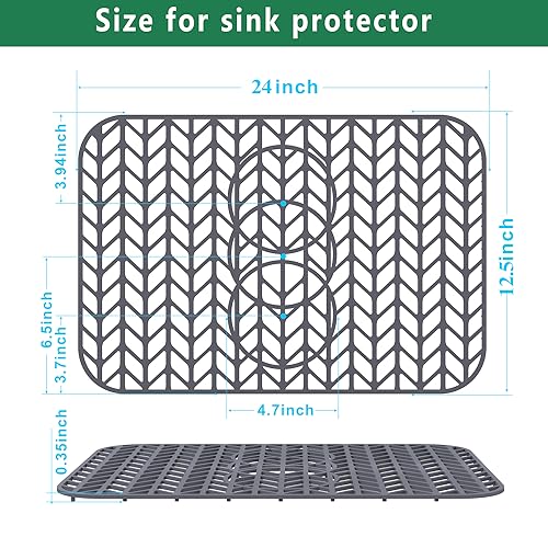 Sink Protectors for Kitchen Sink 19x13 & 24x12.5 & 13x11 & 26x14 & 28x14 & 29x15