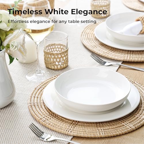 7.8'' Pasta Bowls for Small Portions (Soft White / 22 oz)