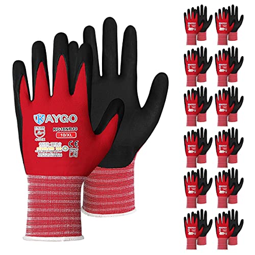 Safety Work Gloves (12 Count)