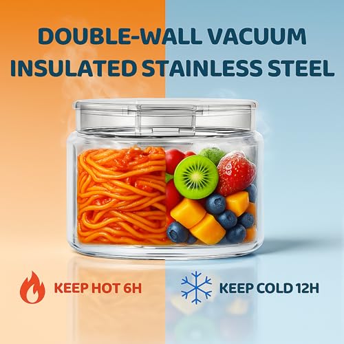 14.5oz Soup Thermo for Hot Food Kids Vacuum Insulated Food Jar Twist (Purple)