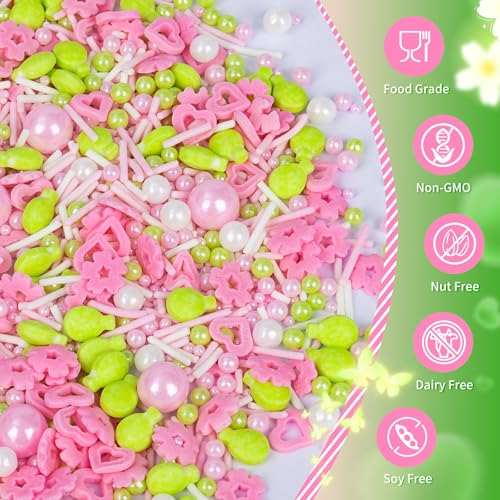 Edible Sprinkles for Cake Decorations (Petals Heart)