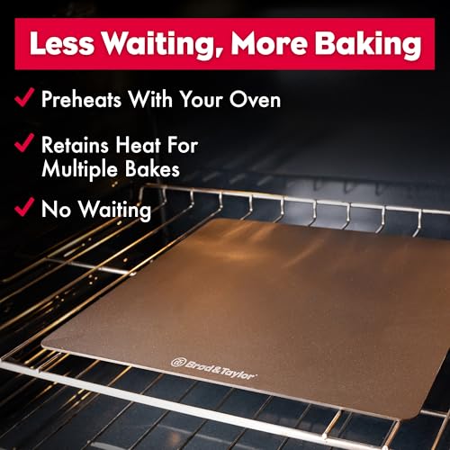 Bread Steel Max for Baking Bread & Cooking Pizza (Max, 14"x14"x0.15")