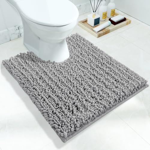Toilet Rug U Shaped Washable 24x20 Inch