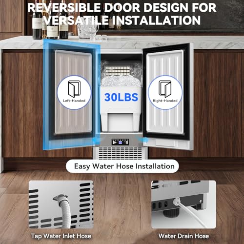 Under Counter Ice Maker (Stainless Steel)
