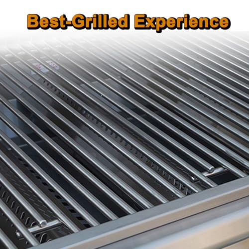16517 Grill Grates Replacement Parts for Bull Grill Parts 5 Burner Brahma 30 Inch 57568 57569 57568CE 57569CE 57568AGA 57569AGA Lion Premuim L90000 40 Inch Stainless Steel Cooking Grate 5 Pcs (19.25'' x 37.5'' 5 Pcs Grill Grates)